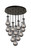 Downtown Urban 12 Light Pendant in Matte Black (405|126-451-1P-BK-G451-5SM)