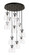Downtown Urban 12 Light Pendant in Matte Black (405|126-410-1PS-BK-G412-8CL)