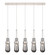 Downtown Urban Five Light Linear Pendant in Polished Nickel (405|125-452-1P-PN-G452-4SM)
