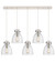 Downtown Urban Five Light Linear Pendant in Polished Nickel (405|125-410-1PS-PN-G412-8SDY)