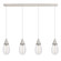 Downtown Urban Four Light Linear Pendant in Polished Nickel (405|124-450-1P-PN-G450-6SCL)