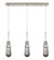 Downtown Urban Three Light Linear Pendant in Brushed Satin Nickel (405|123-452-1P-SN-G452-4SM)
