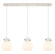 Newton Seven Light Linear Pendant in Polished Nickel (405|123-410-1PS-PN-G410-8WH)