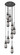 Downtown Urban Nine Light Pendant in Matte Black (405|119-452-1P-BK-G452-4SM)
