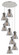 Downtown Urban Nine Light Pendant in Polished Nickel (405|119-410-1PS-PN-G411-8SM)