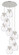 Newton Four Light Pendant in Polished Nickel (405|119-410-1PS-PN-G410-8CL)