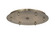 Custom Cord Multi Port Canopy in Antique Brass (405|116-AB)