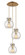 Newton Three Light Pendant in Brushed Brass (405|113-410-1PS-BB-G410-8SDY)