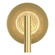 Solstice One Light Wall Sconce in Modern Brass (39|202025-SKT-86-ZM0545)