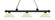 Riviera Three Light Billiard in Matte Black (224|200-3MB-GM16)