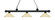 Riviera Three Light Billiard in Matte Black (224|200-3MB-AGM14)