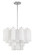 Addis Six Light Chandelier in Polished Chrome (60|ADD-306-CH-WH)