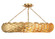 Broche Eight Light Semi Flush Mount in Antique Gold (60|538-GA_CEILING)