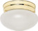 One Light Flush Mount in Polished Brass (72|SF77-123)