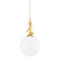 Victoria One Light Pendant in Vintage Gold Leaf (428|H812701L-VGL)