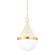 Ciara One Light Pendant in Aged Brass (428|H787701L-AGB/SCR)