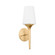Emily One Light Wall Sconce in Gold Leaf (428|H733101-GL)