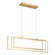 Jestin LED Linear Chandelier in Champagne Gold (12|84331CG)