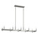 Erzo Ten Light Linear Chandelier in Satin Nickel (12|52614SN)