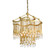 Kiara Six Light Chandelier in Gold Leaf (68|286-06-GL)