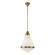 Willard One Light Pendant in Vintage Brass/Opal Matte Glass (452|PD348022VBOP)