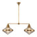 Willard Two Light Linear Pendant in Vintage Brass/Prismatic Glass (452|LP348241VBPG)