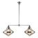 Willard Two Light Linear Pendant in Polished Nickel/Prismatic Glass (452|LP348241PNPG)