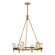 Lucian Six Light Chandelier in Vintage Brass/Alabaster (452|CH338632VBAR)