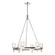 Lucian Six Light Chandelier in Polished Nickel/Clear Crystal (452|CH338632PNCC)