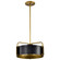 Altos Three Light Pendant in Matte Black (72|60-7842)