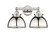 Edison Two Light Bath Vanity in Polished Nickel (405|616-2W-PN-M14-PN)