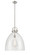 Downtown Urban One Light Pendant in Polished Nickel (405|412-1S-PN-18CL)