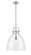 Downtown Urban LED Pendant in Polished Nickel (405|412-1S-PN-14CL-LED)