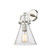Downtown Urban One Light Wall Sconce in Polished Nickel (405|411-1W-PN-8CL)