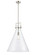 Downtown Urban One Light Pendant in Polished Nickel (405|411-1S-PN-18CL)