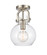 Downtown Urban LED Semi-Flush Mount in Polished Nickel (405|410-1F-PN-8CL-LED)