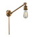 Franklin Restoration One Light Swing Arm in Brushed Brass (405|237-BB)