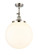 Franklin Restoration One Light Semi-Flush Mount in Polished Nickel (405|201F-PN-G201-14)