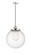 Franklin Restoration One Light Mini Pendant in Polished Nickel (405|201CSW-PN-G204-14)