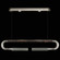 Antonia LED Linear Pendant in Ombre Silver/Nickel/Charcoal (48|924140-721ST)