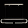 Antonia LED Linear Pendant in Ombre Silver/Nickel/No Parchment (48|924140-720ST)