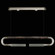 Antonia LED Linear Pendant in Ombre Silver/Brass/Charcoal (48|924140-711ST)