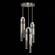 Antonia LED Pendant in Ombre Silver/Nickel/Smoke (48|923840-722ST)