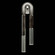 Antonia LED Wall Sconce in Ombre Silver/Nickel/Charcoal (48|922550-721ST)
