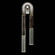 Antonia LED Wall Sconce in Ombre Silver/Brass/Charcoal (48|922550-711ST)