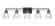 Lyna Five Light Vanity in Matte Black (224|823-5V-MB)