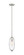 Arden One Light Pendant in Brushed Nickel (224|651P-ROD-BN)