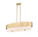 Counterpoint Five Light Linear Chandelier in Modern Gold (224|495-42L-MGLD)