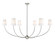 Shannon Six Light Chandelier in Brushed Nickel (224|3040-62BN)