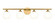 Neoma Four Light Vanity in Modern Gold (224|1100-4V-MGLD)